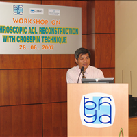 Nội soi khớp gối tái tạo dây chằng chéo 28/06/2007