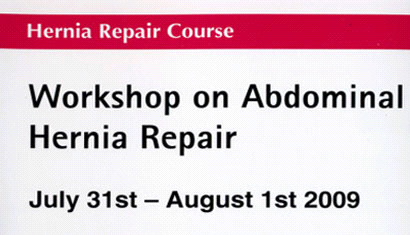 Abdominal Hernia Repair 31/07 - 01/08/2009