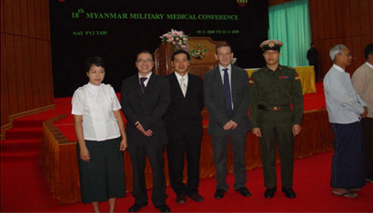 Hội nghị tại Myanmar 18th Military Myanmar Medical Conference, Pre-Conference Worhshop on Laparoscopic Surgery (01/01/2010)