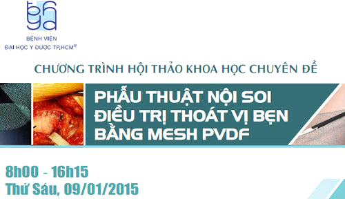 Hội thảo khoa học chuyên đề: Phẫu thuật Nội soi Điều trị thoát vị bẹn bằng MESH PVDF