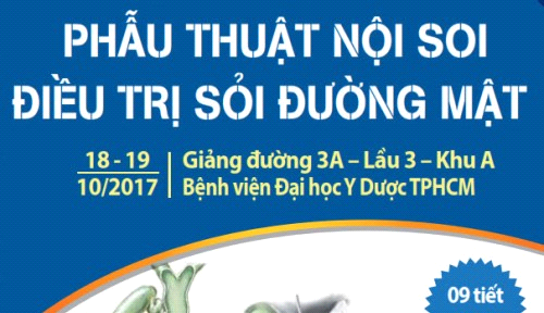 (18/10/2017)CME: Phẫu thuật nội soi điều trị sỏi đường mật